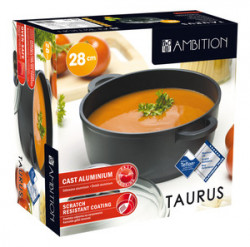 Oala aluminiu invelis teflon 20cm, 2300ml Taurus