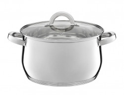 Oala 22cm, 4.8L cu capac sticla, inductie, Berry