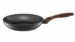 Tigaie 24cm cu invelis Qualum Basic Stone Edition Darkwood