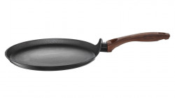 Tigaie clatite 26cm cu invelis Qualum Basic Stone Edition Darkwood
