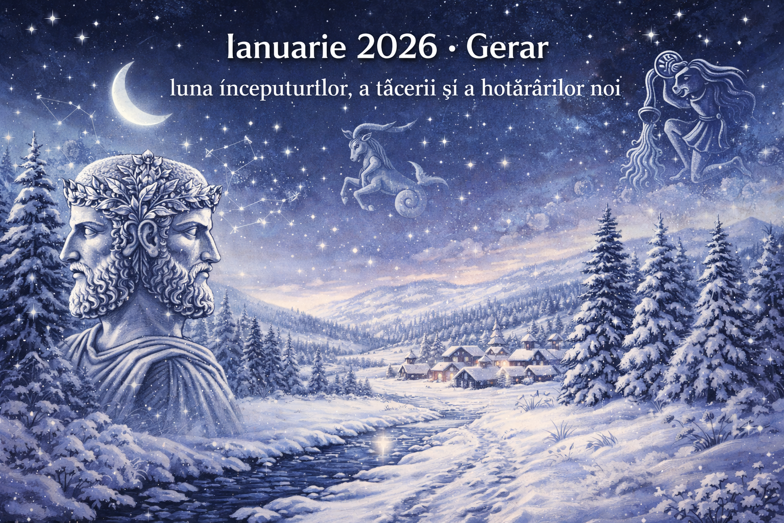 ❄️ Ianuarie 2026 — Gerar, luna începuturilor, a tăcerii și a hotărârilor noi