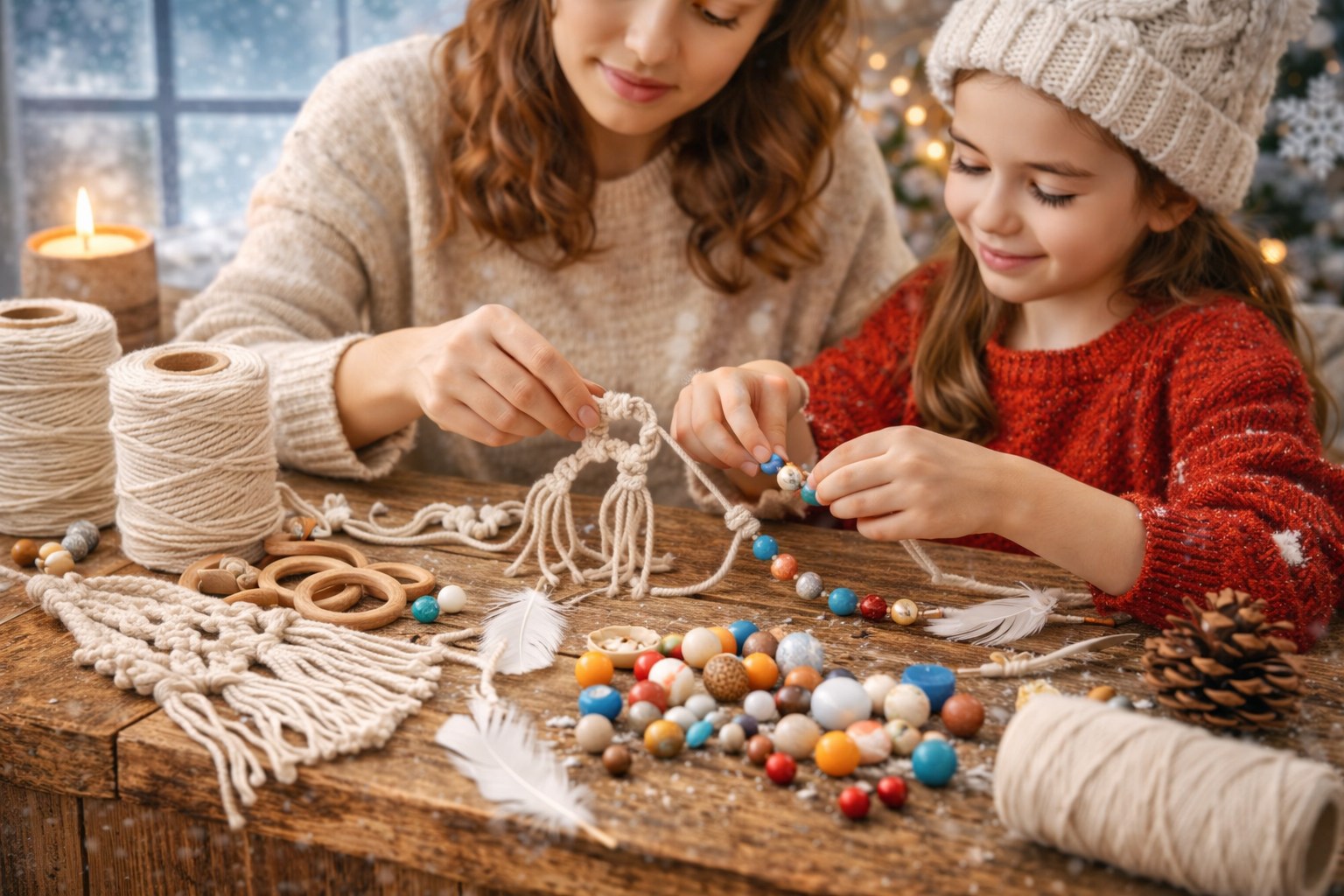 Activități creative de iarnă: cum DIY & arts & crafts îți îmbunătățesc sănătatea și starea de bine (inclusiv idei cu setul de creație la 7,99 lei)