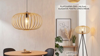 Design Interior 2026: Eleganța Organică – Cum să decorezi cu noua colecție Lindby din bambus natur