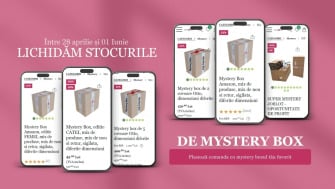 Mystery Box România - Cea Mai Faimoasă Cutie Misterioasă la Preț de Lichidare 29,99 Lei | Chilipirul Zilei