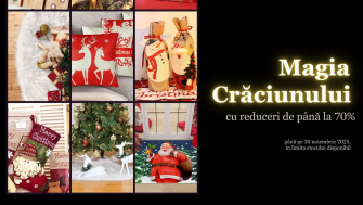 Textile de Crăciun ieftine: Cum să transformi casa în Magia Sărbătorilor cu reduceri de până la 70%
