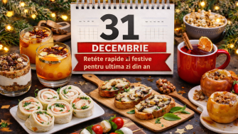31 decembrie în bucătărie: rețete rapide și festive pentru ultima zi din an
