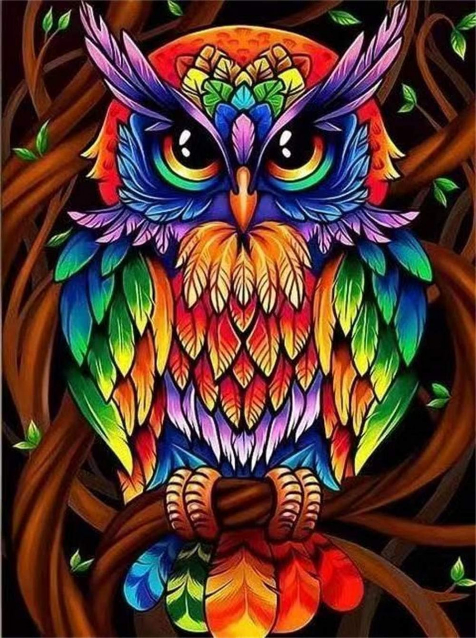 Galaxy Owl - 5D Diamond Painting 