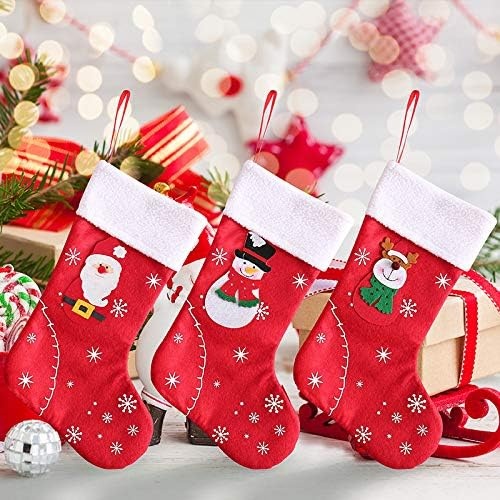 Set de 3 ciorapi pentru Craciun Sxfxiaohe, textil, multicolor, 31 x 20 x 14 cm - 1 | YEO