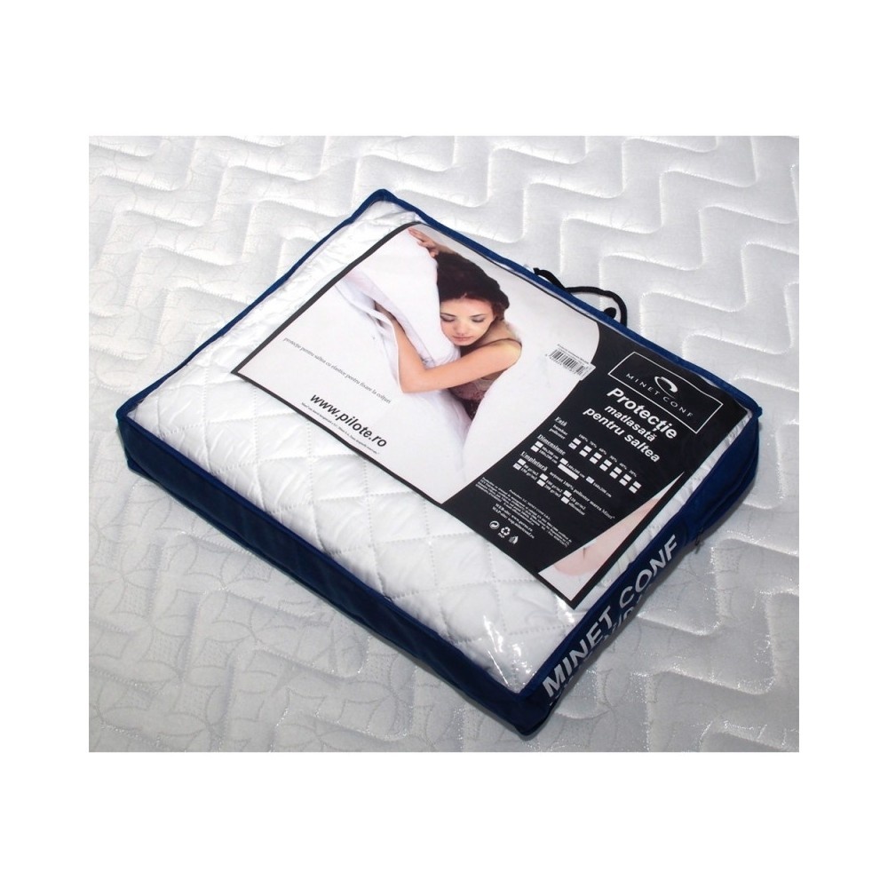 Set Saltea SOFIA Ortopedica 120x200x20 cu 2 perne microfibra 50x70 + pilota microfibra iarna 140x200 - 3 | YEO