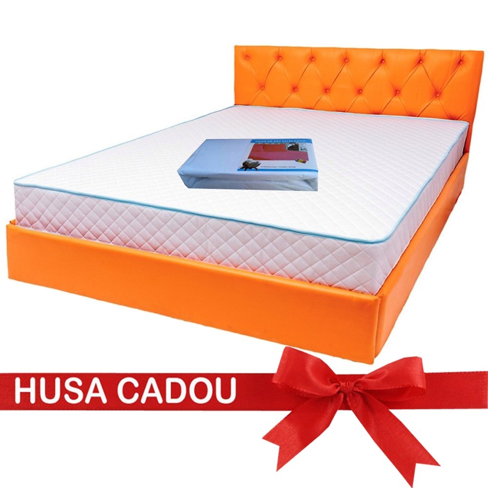 Saltea URANUS Spring Comfort Saltsib, 140x200x26 cm, plasa de arcuri, margine antilasare, fermitate medie spre tare - 2 | YEO