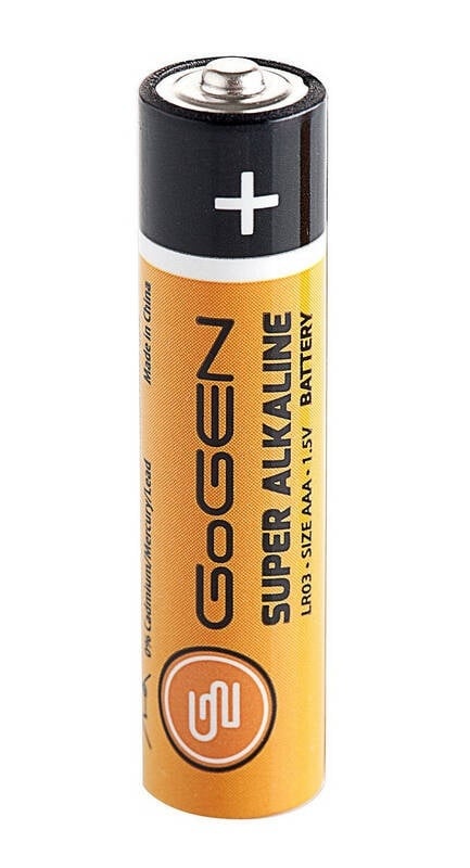 Set 4 baterii alcaline GoGEN SUPER, AAA, 1.5 V, LR03 - 1 | YEO