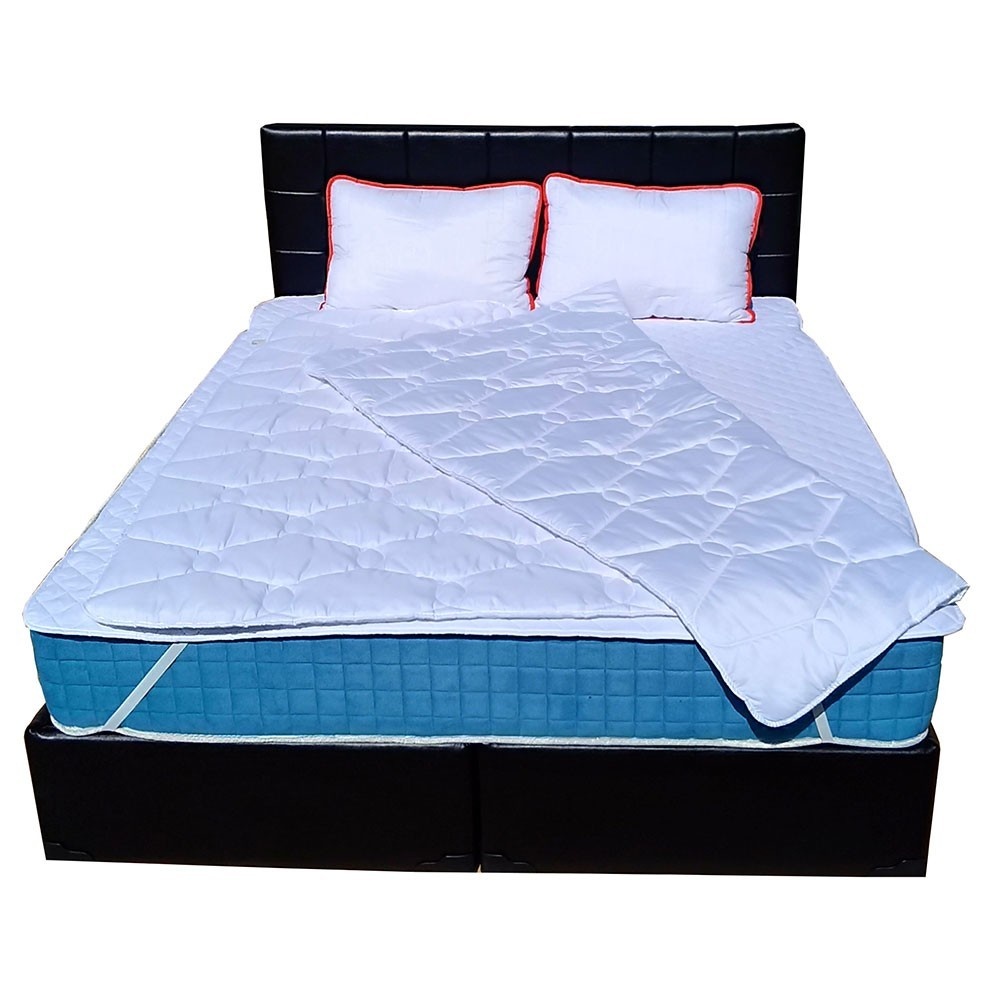 Set Avantaj Saltea VIENA Latex Silvercare + 2 perne microfibra +Husa hipoalergenica+Pilota microfibra iarna 180x200, 160x200x22 - 1 | YEO
