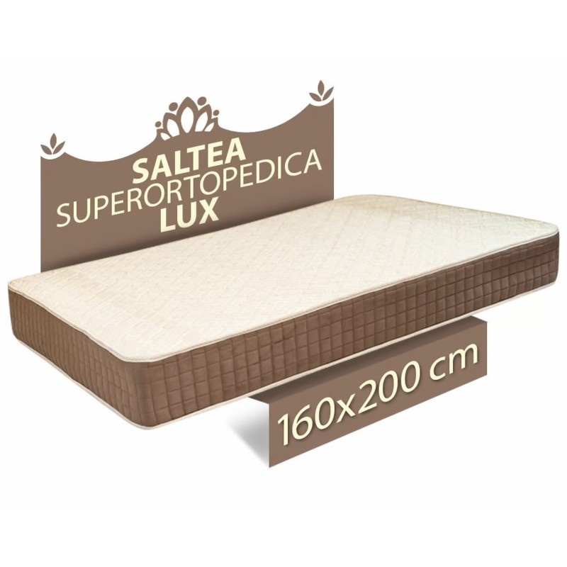 Saltea superortopedica Lux ROMA Saltex, 160x200x23 cm, plasa de arcuri tip bonnel, fata vara-iarna, fermitate tare - 2 | YEO