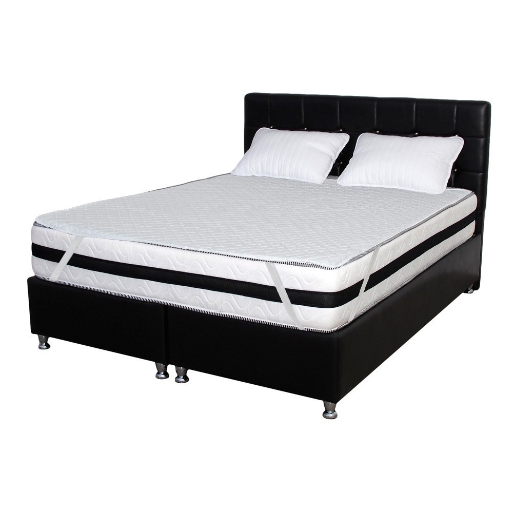 Saltea Memory Foam Crin plus doua perne microfibra 50x70 plus husa hipoalergenica, 140x200x25 - 2 | YEO