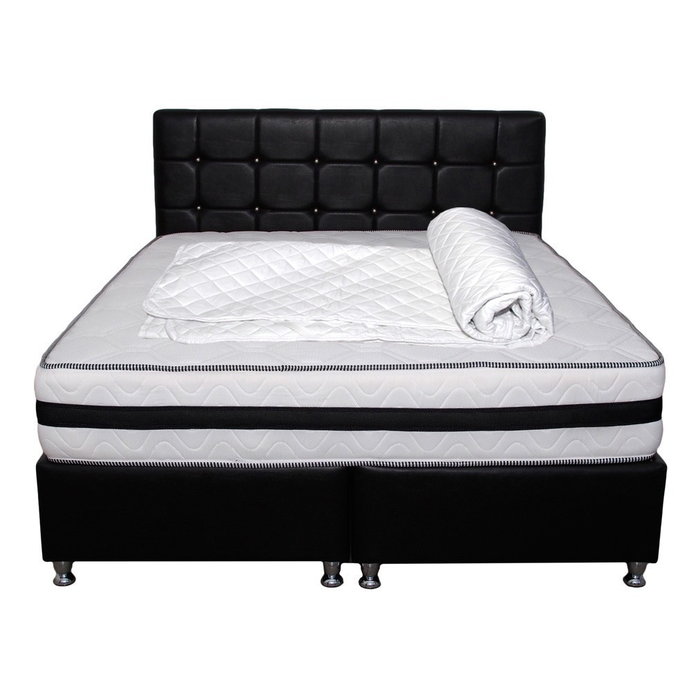 Saltea Memory Foam Crin plus Husa hipoalergenica, 140x200x25 - 1 | YEO