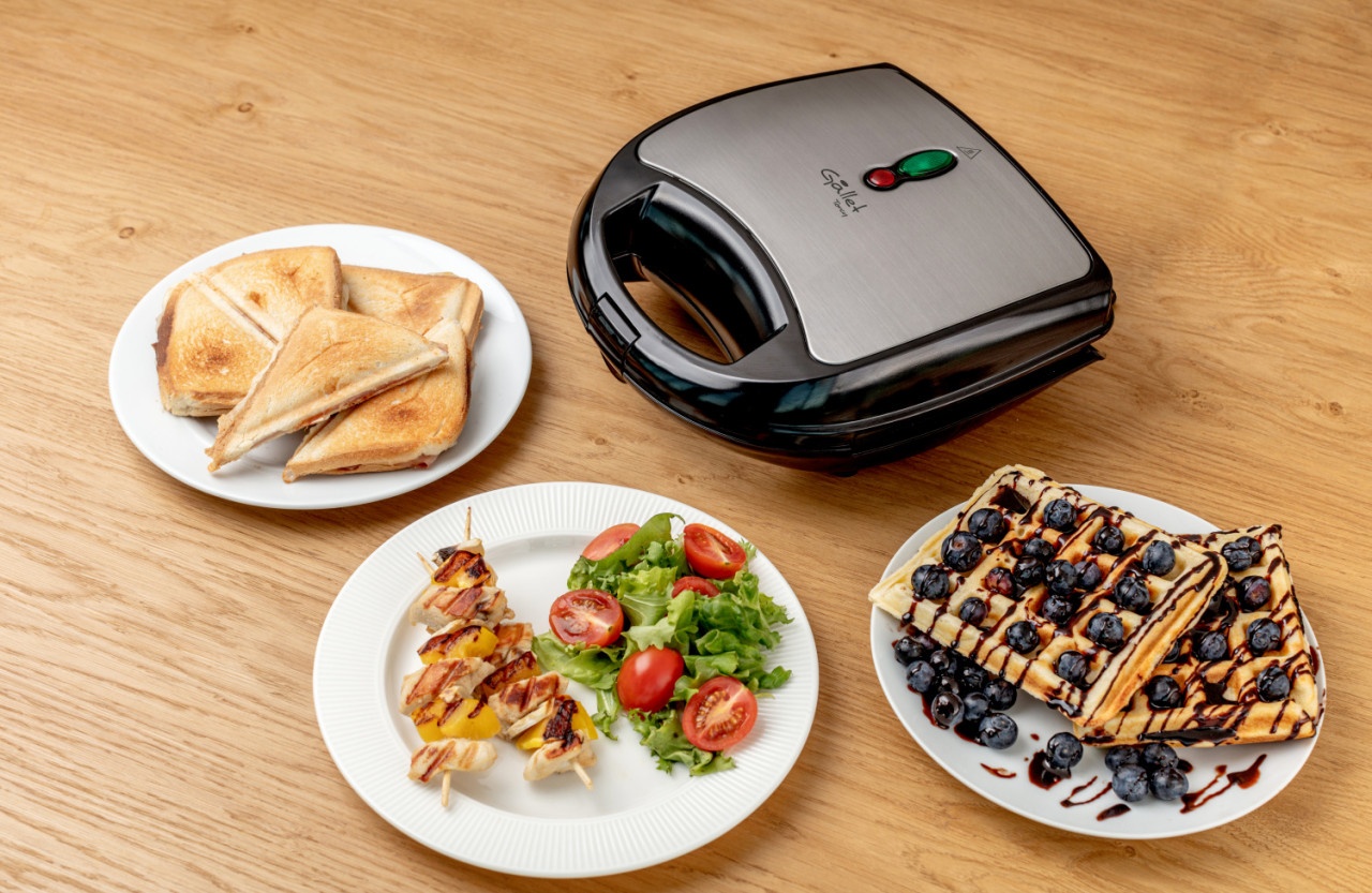 Sandwich-maker 4 in 1 Gallet Torcy CRO 616, 700W, 4 tipuri de placi detasabile - 3 | YEO