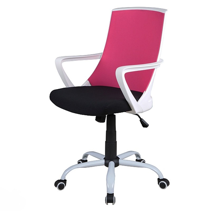 Scaun birou SL Q248, negru/roz - 1 | YEO