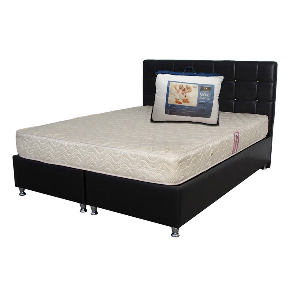 Set Avantaj Saltea SOFIA Superortopedica + 2 perne 50x70 +Husa hipoalergenica+Pilota microfibra iarna 180x200, 140x200x20 - 1 | YEO