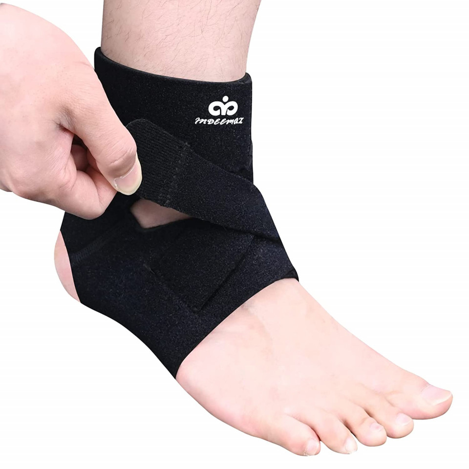 Bandaj pentru glezna INDEEMAX, neopren, negru, marimea L/XL - 2 | YEO
