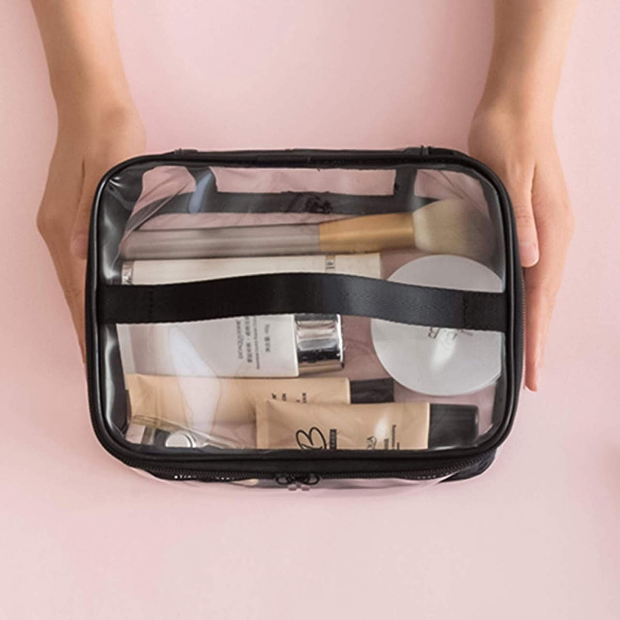 Geanta cosmetica Changrongsheng, PVC, transparent, 21 x 15.5 x 10 cm - 3 | YEO