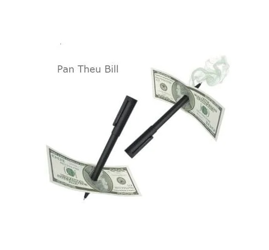 Set de 2 markere pentru detectarea bancnotelor contrafacute Gnaumore, negru/galben/albastru, 13,2 x 1,2 cm - 3 | YEO