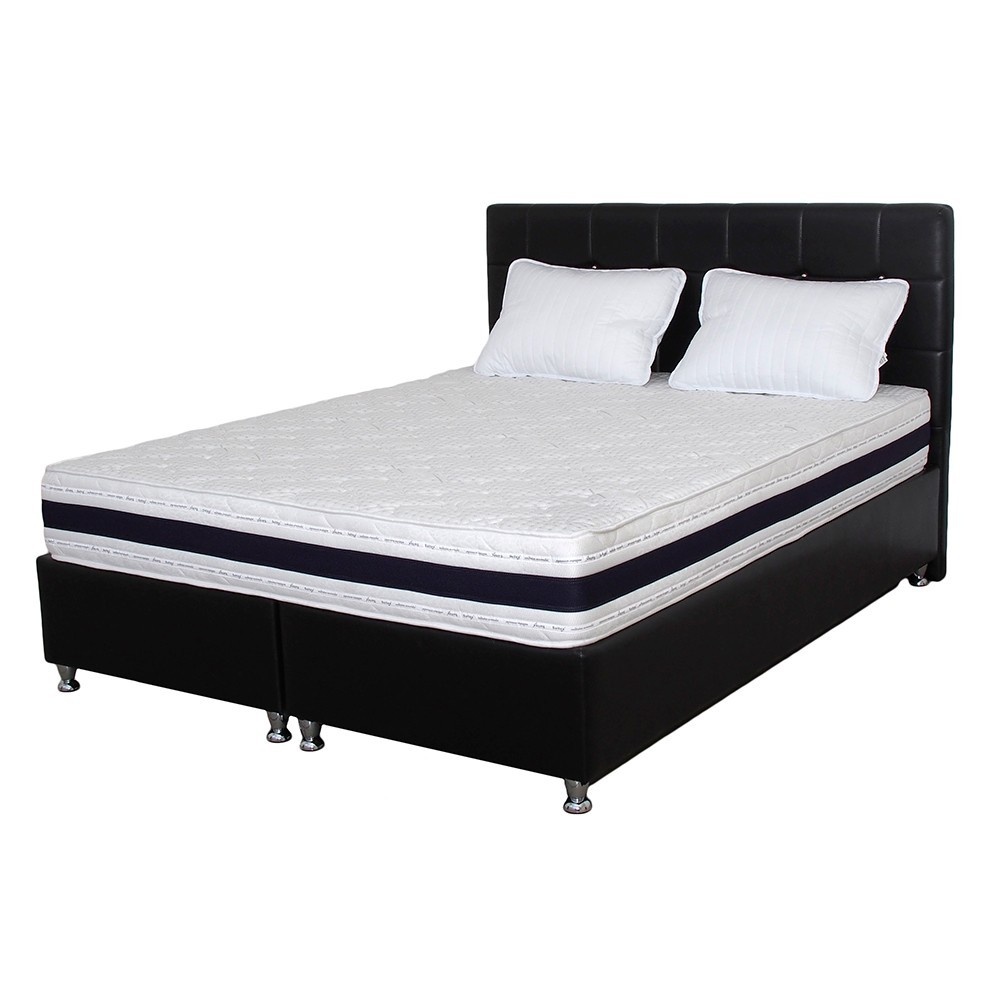 Set Saltea PARIS Memory Foam Silvercare plus 2 perne microfibra 50x70, 140x200x23 - 1 | YEO
