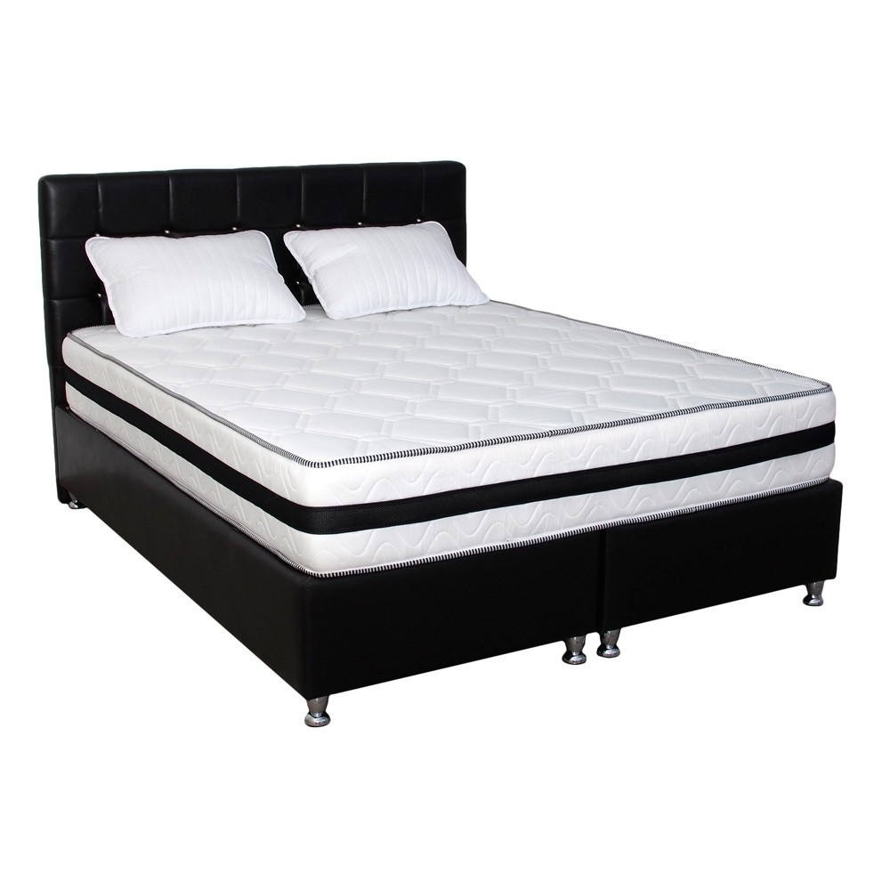 Set Saltea Super Lux Ortopedica IRIS plus 2 perne microfibra 50x70, 180x200x26 - 1 | YEO