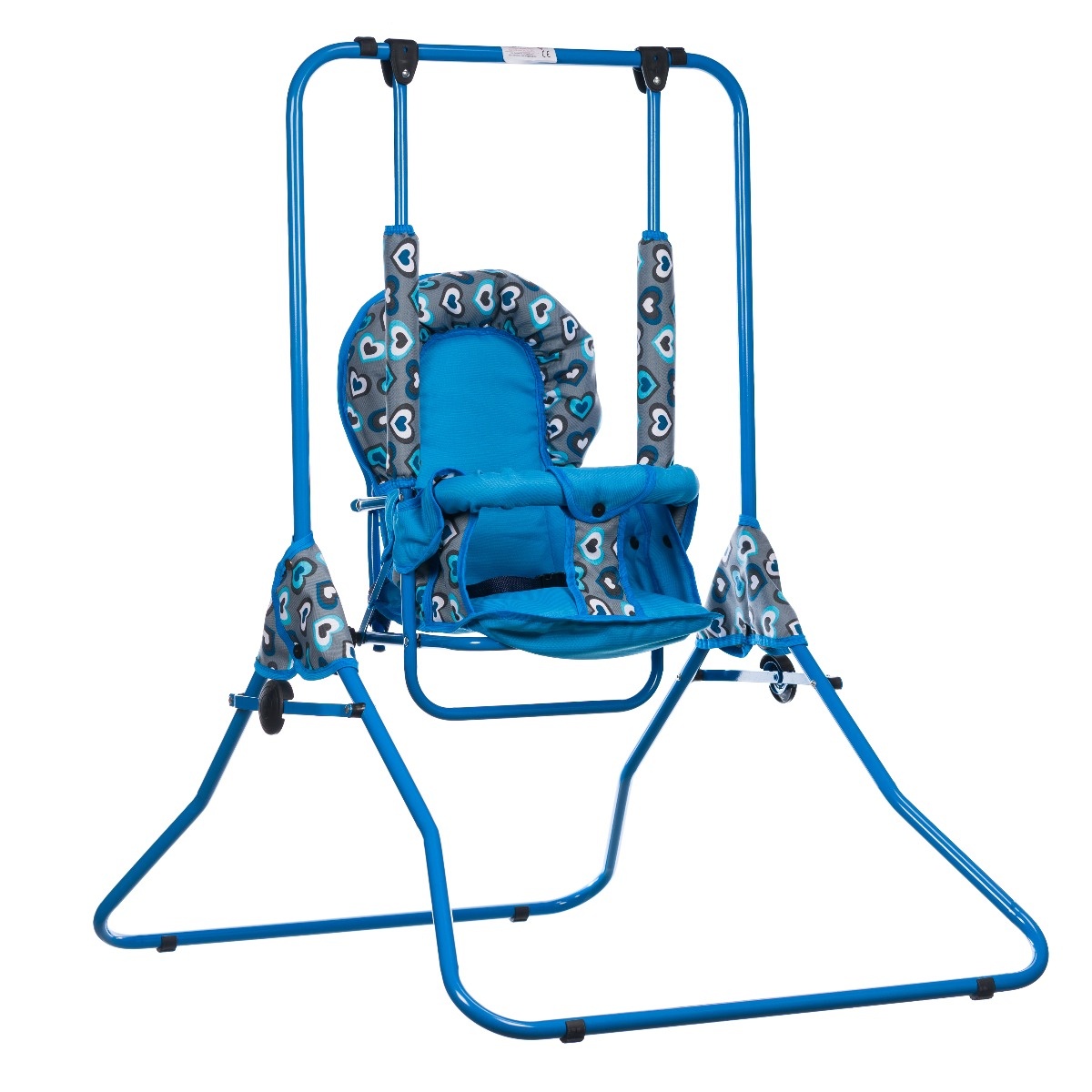 Leagan pentru copii, AppeKids, pentru interior si exterior, Blue Hearts - 2 | YEO