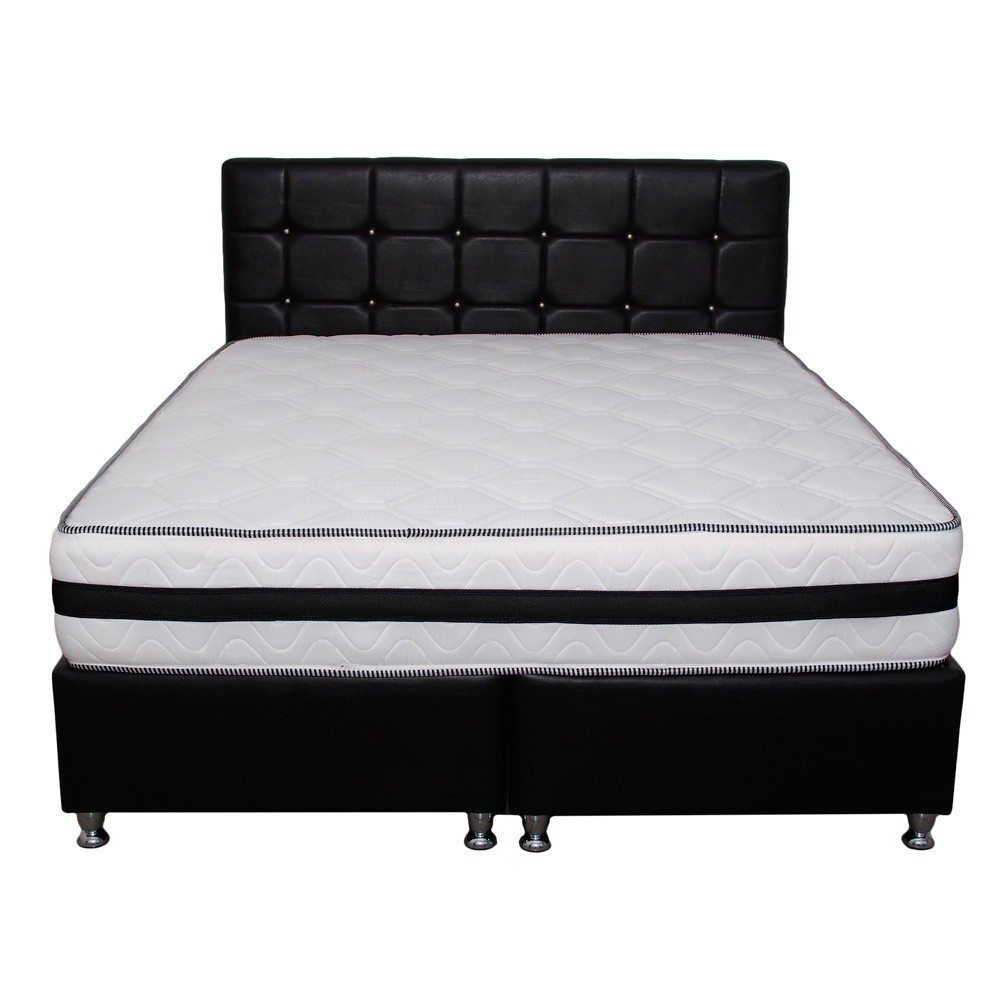 Saltea Roza Super Lux Ortopedica Salt Confort , 140x200x26 cm, plasa de arcuri tip hercule, banda de aerisire, fermitate tare - 3 | YEO