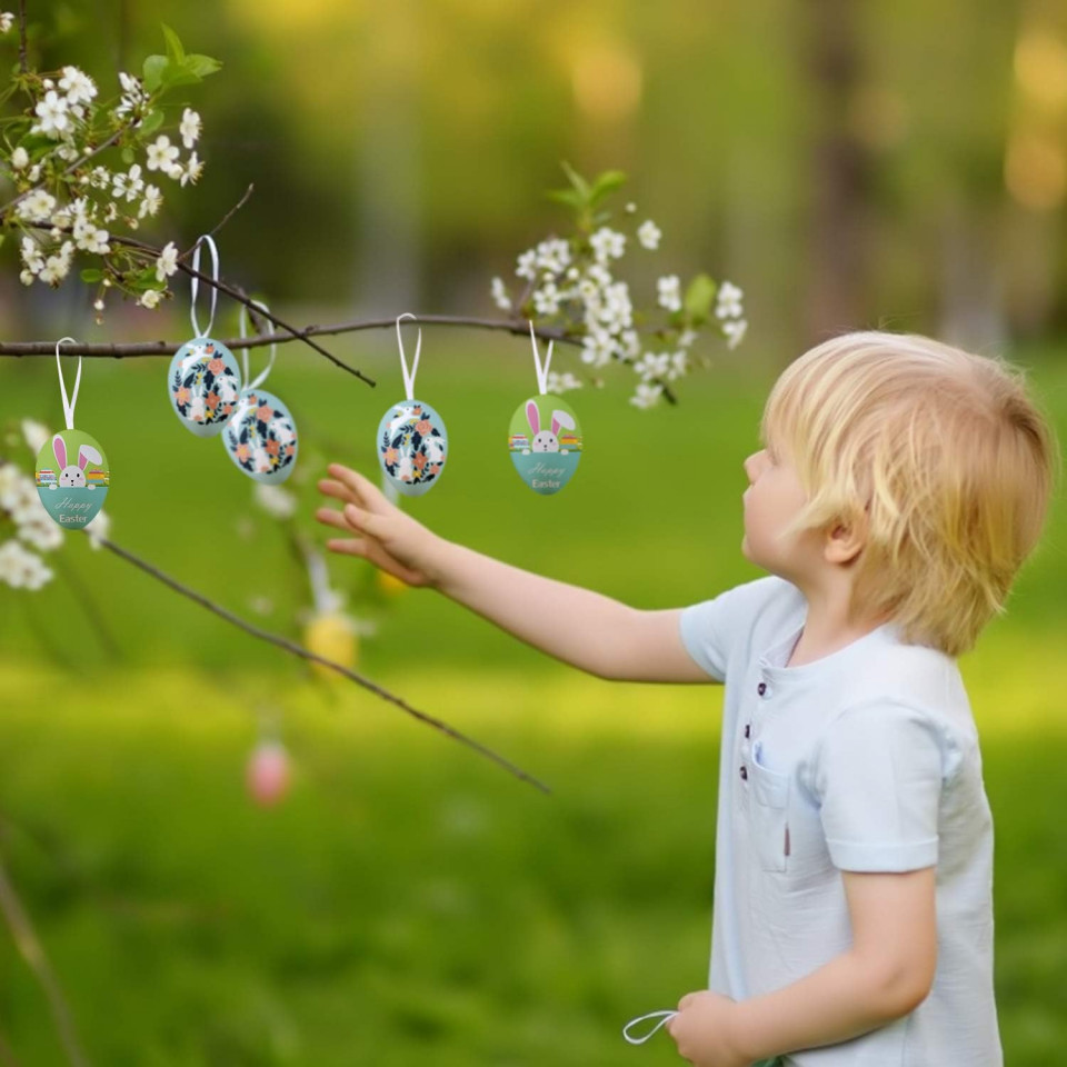 Set de creatie cos cu 15 oua de Paste si vopsea pentru pictat FORMIZON, plastic, multicolor - 2 | YEO