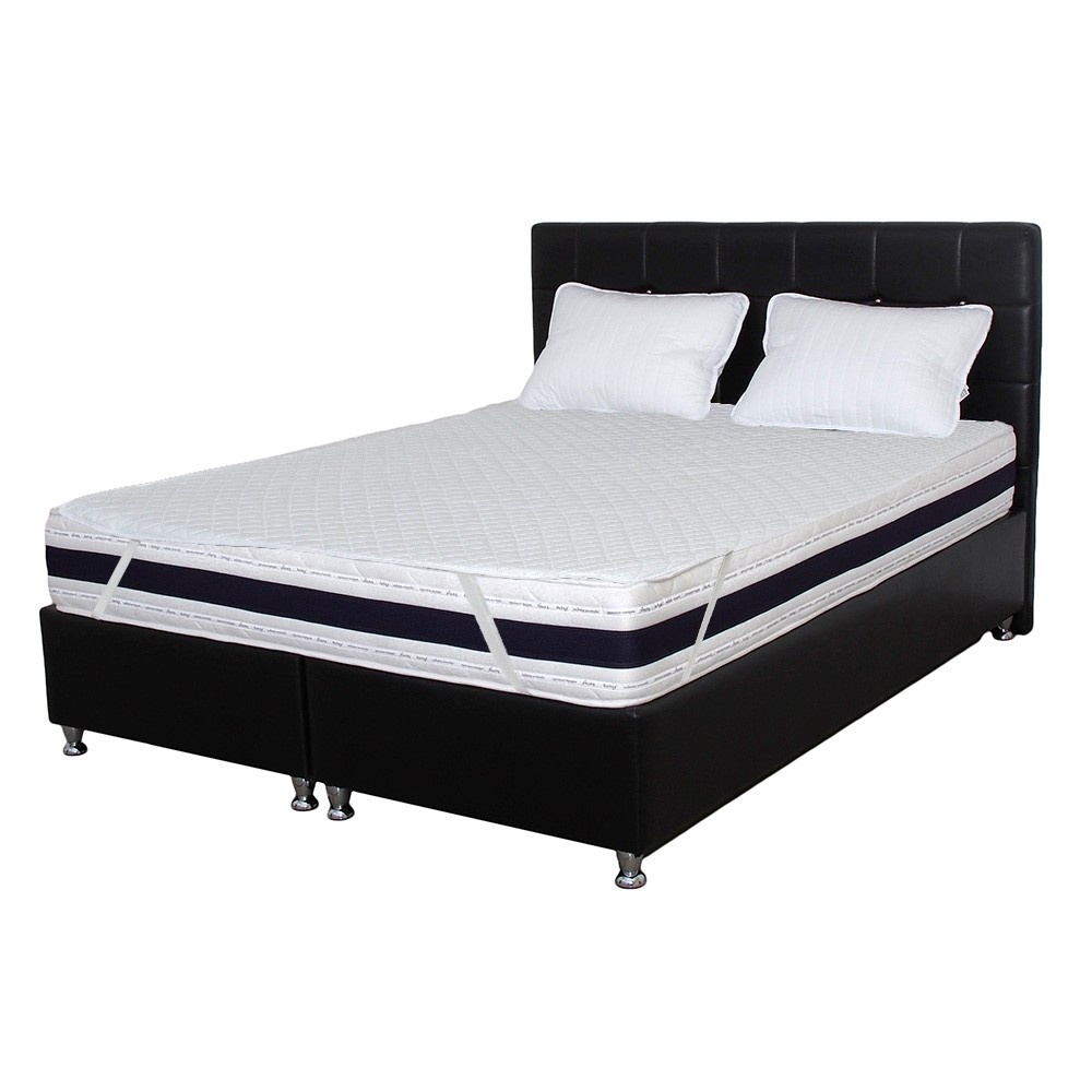 Set Saltea PARIS Memory Foam Silvercare plus 2 perne microfibra 50x70 plus Husa hipoalergenica, 140x200x23 - 1 | YEO