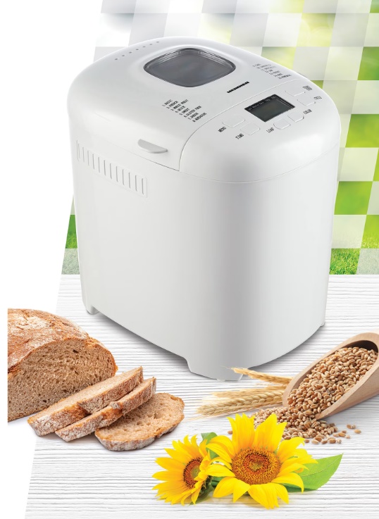 Masina de paine Heinner PastryChef 550 HBM-915WH, 550W, capacitate 700-900g, 15 programe, Alb, RESIGILAT, 1 AN GARANTIE - 1 | YEO