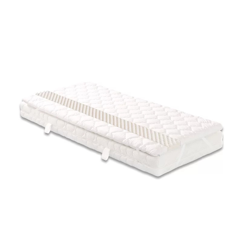 Topper Senso, poliuretan/poliester, alb, 140 x 200 x 5 cm - Chilipirul ...