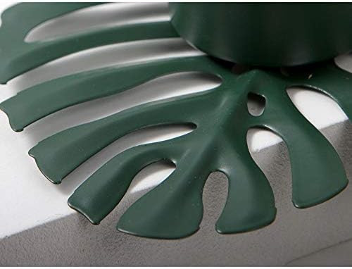 Set de 2 suporturi pentru lumanari Hosoncovy, metal, verde inchis - 1 | YEO