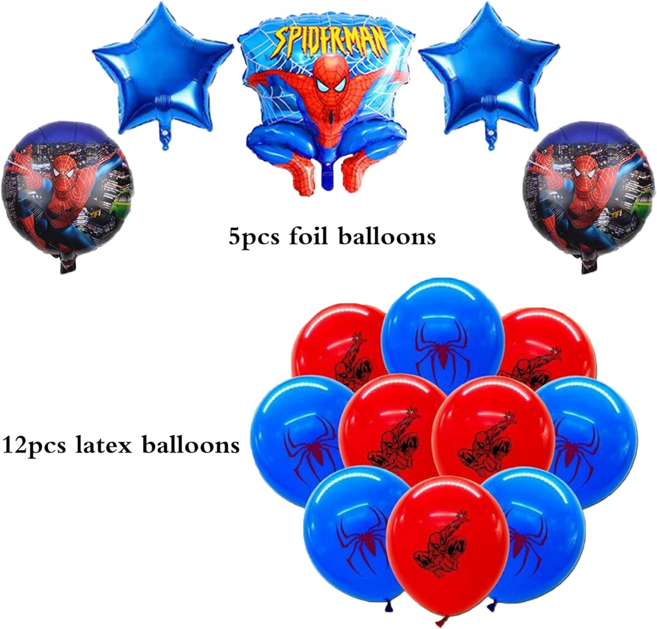 Set baloane tematica Spider Man