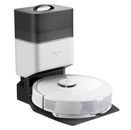 Aspirator robot ROBOROCK Q8 Max+ Q8MP0200, 0.47l, 14.4V, autonomie max 240 min, Navigare Lidar, functie mop, alb-negru, RESIGILAT, 1 AN GARANTIE