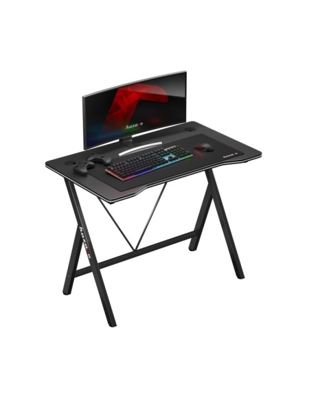 Birou de Gaming Huzaro Hero 1.4, 100x50cm, Negru - Img 1