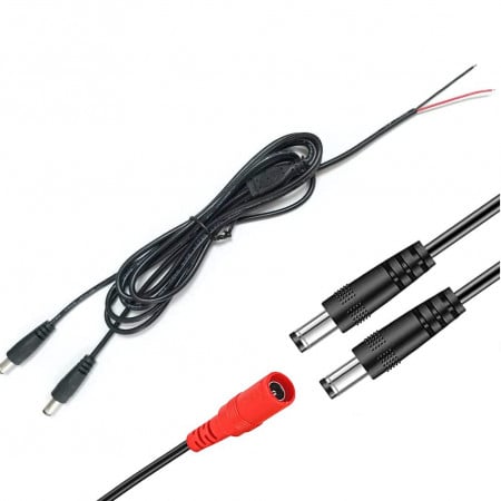 Cablu de alimentare pentru camera video Yolvinuo, PVC, 12 V, 100 cm