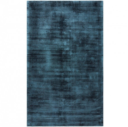 Covor Jane, bumbac/vascoza, albastru inchis, 80 x 150 cm