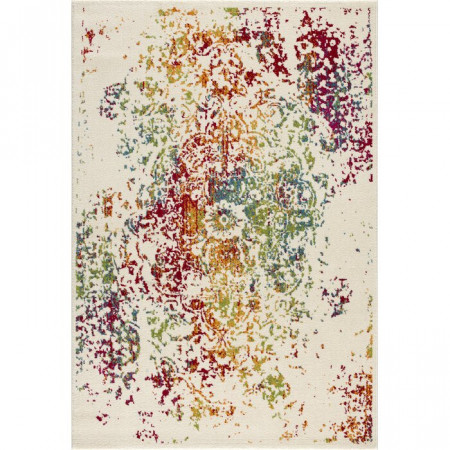 Covor Menjivar, polipropilena, bej, 200 x 290 cm - Img 1