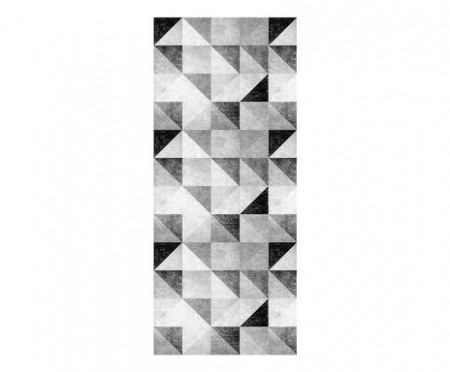 Covor Sabate, gri/negru, 97 x 48 cm - Img 1