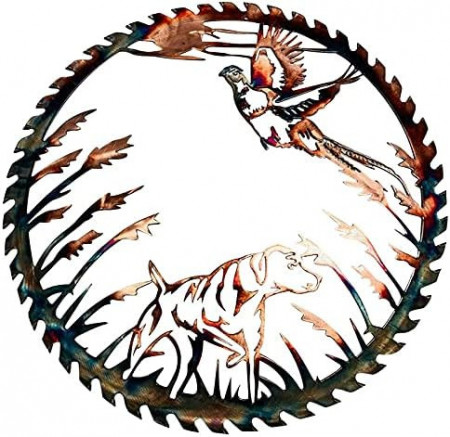 Decoratiune de perete Hosoncovy, metal, multicolor, 25 cm