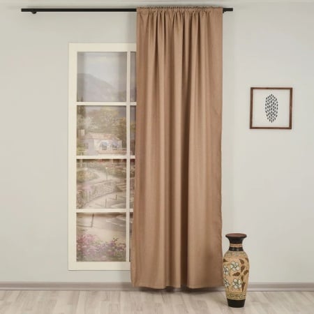 Draperie Lilijan Home &amp; Curtain, poliester, ecru, 140 x 350 cm