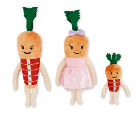 Familie 3 morcovi de plus: Chantenay, Jasper &amp; Baby, îmbrăcați - Img 1