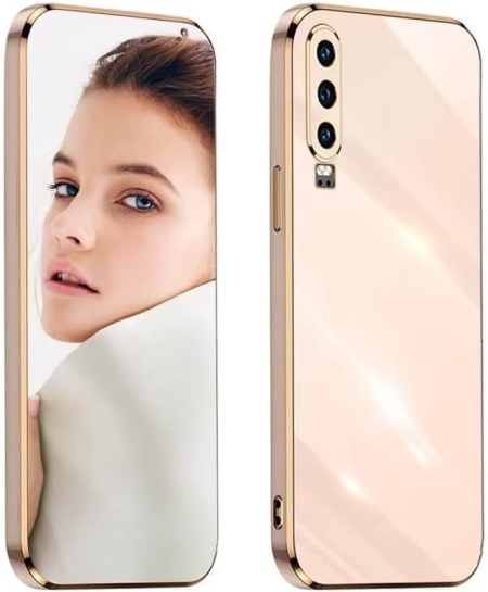 Husa de protectie pentru Huawei P30 Atisijie, TPU, rose/auriu, 6,1 inchi