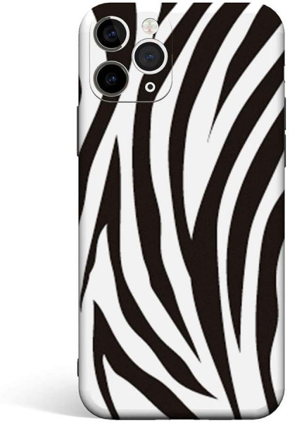 Husa de protectie pentru iPhone 12 Keyihan, TPU, alb/negru, 6,1 inchi - Img 1