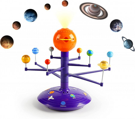 Jucarie educativa pentru copii Science Can, model Sistemul Solar, metal/plastic, multicolor - Img 1