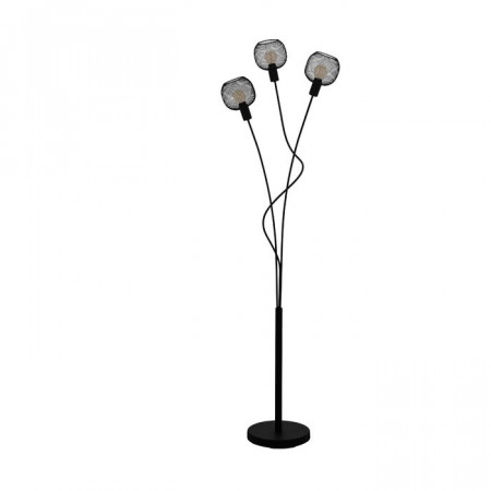 Lampadar Fulk, metal, negru, 149,5 x 30,5 x 34 cm, 40w - Img 1