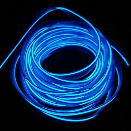 Lumina ambientala KingCorey LED , albastru, 5 m