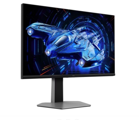 Monitor Gaming QD-Mini LED TCL 27G64, 27", QHD (2560x1440), 180Hz, 1ms GTG, AMD FreeSync™ Premium, G-Sync™ Compatible, HDR600, 2x HDMI, Display Port, Jack, Pivot, negru/gri